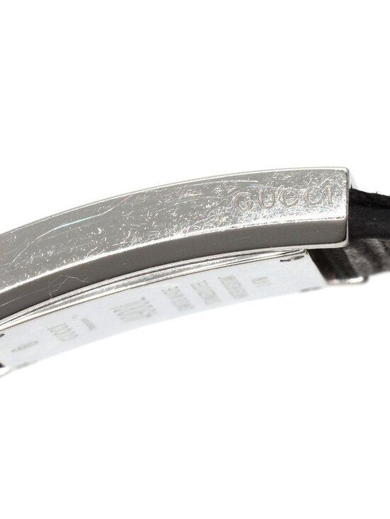 Gucci Square Face Watch SS Leather main image 15
